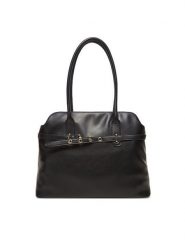 DeeZee Torebka C-DZE-S-010-08 Czarny. Czarne shopper bag DeeZee, bez wzorów, z materiału, bez dodatków. Za 149.99 zł.
