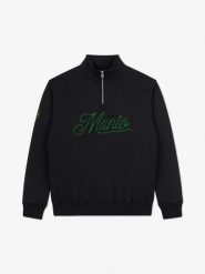 MANTO bluza ONE czarna. Czarne bluzy damskie MANTO, xs, bez wzorów, z bawełny, bez kaptura. Za 279.00 zł.