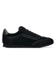Vans Skórzane sneakersy "Super Lowpro" w kolorze czarnym rozmiar: 37. Czarne obuwie sportowe damskie Vans, bez zapięcia. Za 179.64 zł.