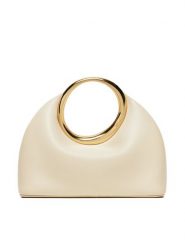 JACQUEMUS Torebka Mini ring handbag 241BA395 Écru. Torebki wieczorowe damskie JACQUEMUS, bez wzorów, ze skóry, bez dodatków. Za 3,099.00 zł.