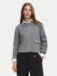 Tommy Hilfiger Kardigan WW0WW51426 Szary Regular Fit. Szare kardigany damskie Tommy Hilfiger, s, bez wzorów, z bawełny. Za 849.99 zł.
