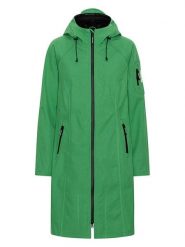 Ilse Jacobsen Płaszcz softshellowy w kolorze zielonym rozmiar: 40. Zielone płaszcze damskie Ilse Jacobsen, bez wzorów, bez kaptura. Za 271.67 zł.