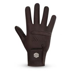 Rękawica golfowa Siroko Fescue Dark Brown Right. Brązowe rękawiczki damskie SIROKO, bez wzorów, ze skóry. Za 97.00 zł.
