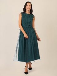 APART Spódnica tiulowa w kolorze morskim rozmiar: 40. Niebieskie spódnice damskie Apart, bez wzorów, z tiulu, maxi. Za 252.99 zł.