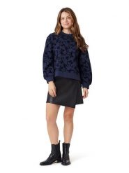 Scotch & Soda Bluza w kolorze granatowo-czarnym rozmiar: M. Czarne bluzy damskie Scotch & Soda, m, bez wzorów, z bawełny, bez kaptura. Za 145.26 zł.