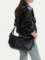 G-Star Raw Torebka C-LDA5453B Czarny. Czarne listonoszki damskie G-Star Raw, bez wzorów, z materiału, bez dodatków. Za 179.99 zł.