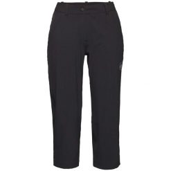 Spodnie Mammut Hiking V Capri Pants Women Damskie. Czarne spodnie sportowe damskie Mammut, s, bez wzorów, z elastanu, trekkingowe. Za 423.99 zł.