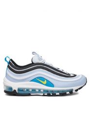 Nike Sneakersy Air Max 97 (GS) 921522 408 Niebieski. Niebieskie buty sportowe dziewczęce Nike, bez wzorów, ze skóry, bez zapięcia. Za 579.99 zł.