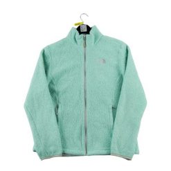 Second life - Kurtka polarowa Osito TNF Green dla kobiet - Stan dobry. Zielone kurtki damskie The North Face, bez wzorów, z polaru, bez kaptura. Za 126.86 zł.