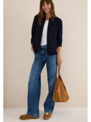 Cecil Bluza w kolorze granatowym rozmiar: L. Niebieskie bluzy damskie Cecil, l, bez wzorów, bez kaptura. Za 147.91 zł.