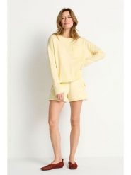 Rich & Royal Bluza w kolorze żółtym rozmiar: XL. Żółte bluzy damskie Rich & Royal, xl, bez wzorów, z bawełny, bez kaptura. Za 144.95 zł.