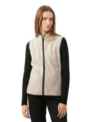 Ilse Jacobsen Kamizelka polarowa w kolorze kremowym rozmiar: 34. Brązowe kamizelki damskie Ilse Jacobsen, bez wzorów, z polaru, bez kaptura. Za 87.19 zł.