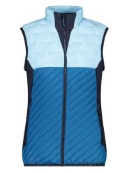 CMP Kamizelka funkcyjna w kolorze błękitno-niebieskim rozmiar: 40. Niebieskie kamizelki damskie CMP, bez wzorów, bez kaptura. Za 279.78 zł.