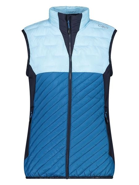 CMP Kamizelka funkcyjna w kolorze błękitno-niebieskim rozmiar: 40. Niebieskie kamizelki damskie CMP, bez wzorów, bez kaptura. Za 270.39 zł.