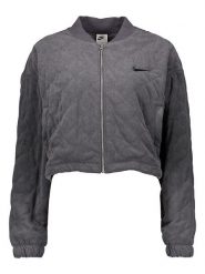 Nike Sportswear Kurtka przejściowa "Terry Quilted" w kolorze antracytowym rozmiar: S. Czarne kurtki damskie Nike Sportswear, s, bez wzorów, bez kaptura. Za 193.24 zł.