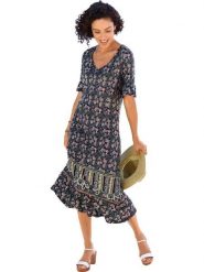 WITT WEIDEN Sukienka w kolorze granatowym rozmiar: 48. Niebieskie sukienki damskie WITT WEIDEN, bez wzorów, z wiskozy, bez ramiączek. Za 82.99 zł.