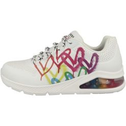 Buty do chodzenia damskie Skechers Uno 2 Floating. Białe obuwie sportowe casual damskie Skechers, z materiału, bez zapięcia. Za 428.00 zł.