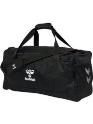 Torba sportowa Hummel Core 2.0. Czarne torby sportowe Hummel, bez wzorów, z materiału. Za 215.50 zł.