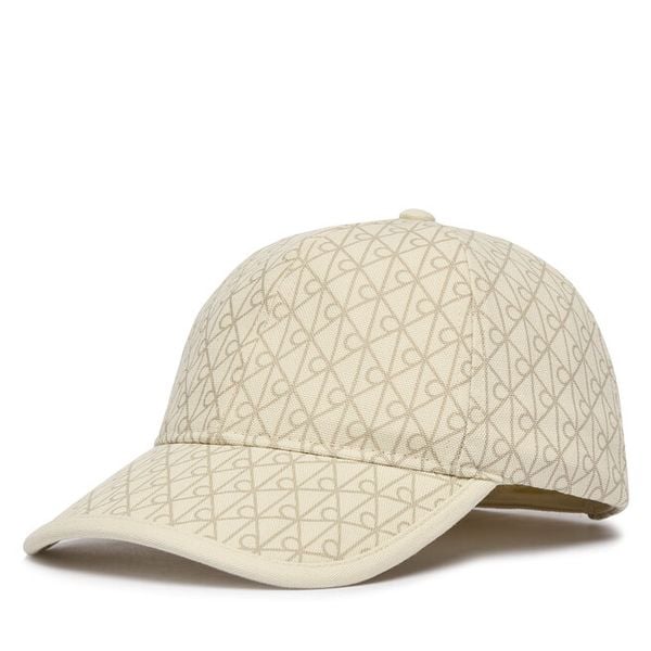 Czapka z daszkiem Calvin Klein. Białe czapki z daszkiem damskie Calvin Klein, bez wzorów. Za 120.99 zł.