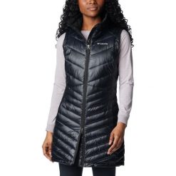 Kamizelka damska Columbia Joy Peak Long. Czarne kamizelki damskie Columbia, na zimę, xs, bez wzorów, bez kaptura. W wyprzedaży za 594.00 zł.