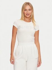 Guess T-Shirt V4BI16 KCIV1 Écru Regular Fit. T-shirty damskie Guess, xl, z aplikacjami, z bawełny, bez kołnierzyka. Za 195.00 zł.