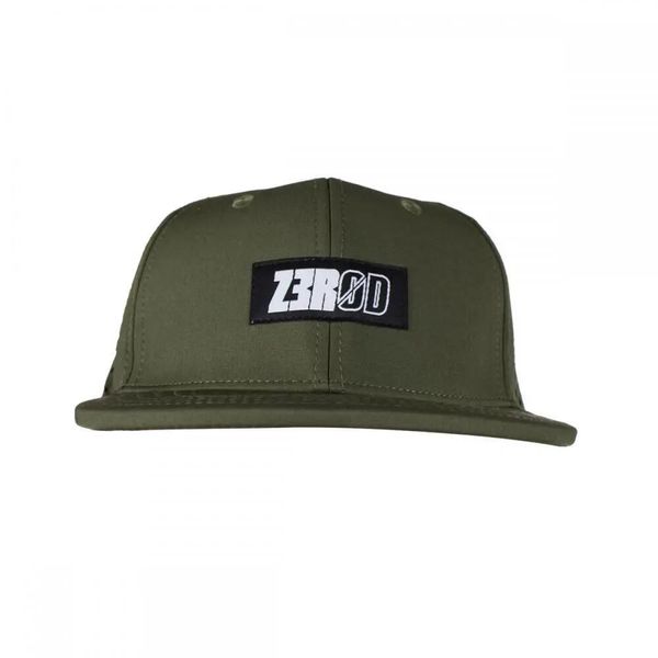 Czapka Z3R0D Elite. Zielone czapki z daszkiem damskie ZEROD, z aplikacjami, z bawełny. Za 222.50 zł.