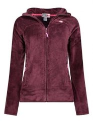 Canadian Peak Kurtka polarowa "Upaloodeak" w kolorze bordowym rozmiar: L. Czerwone kurtki damskie Canadian Peak, l, bez wzorów, z materiału, bez kaptura. Za 131.12 zł.