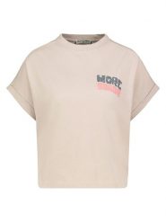 Eight2Nine Koszulka w kolorze beżowym rozmiar: XL. Brązowe koszulki damskie Eight2Nine, xl, bez wzorów, z bawełny, bez kołnierzyka, bez ramiączek. Za 43.99 zł.