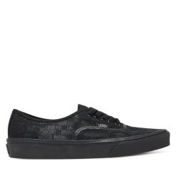 Tenisówki Vans. Czarne trampki damskie Vans, bez wzorów, bez zapięcia. Za 219.99 zł.