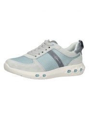 Ara Shoes Sneakersy w kolorze srebrno-błękitnym rozmiar: 36,5. Niebieskie obuwie sportowe damskie Ara Shoes, z materiału, bez zapięcia. Za 232.78 zł.