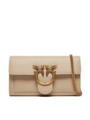 Pinko Torebka Love One C AI 24-25 PLTT 100062 A0F1 Beżowy. Brązowe torebki wieczorowe damskie Pinko, bez wzorów, ze skóry, bez dodatków. Za 729.99 zł.