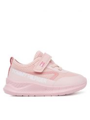 Tommy Hilfiger Sneakersy Low Cut Lace-Up/Velcro Sneaker T1A9-33990-1843 M Różowy. Czerwone buty sportowe dziewczęce Tommy Hilfiger, z materiału, bez zapięcia. Za 209.99 zł.