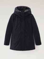 Woolrich Parka puchowa "Boulder" w kolorze granatowym rozmiar: L. Niebieskie parki damskie Woolrich, l, z puchu, bez kaptura. Za 2,306.21 zł.