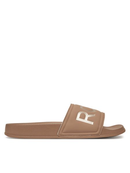 Roxy Klapki ARJL100679 Brązowy. Brązowe klapki damskie Roxy, bez wzorów, z syntetyku, bez obcasa, bez zapięcia. Za 89.99 zł.