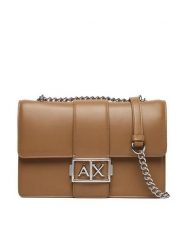 Armani Exchange Torebka XW000070 AF12039 U6186 Brązowy jasny. Brązowe listonoszki damskie Armani Exchange, bez wzorów, bez dodatków. Za 704.99 zł.