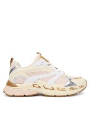 Guess Sneakersy 179339 Beżowy. Brązowe obuwie sportowe damskie Guess, z materiału, bez zapięcia. Za 389.99 zł.