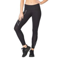 Damskie legginsy kompresyjne o średnim stopniu kompresji 2XU Light Speed. Czarne legginsy damskie 2XU, bez wzorów. Za 667.50 zł.