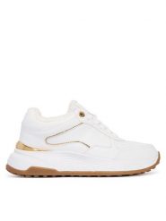 Guess Sneakersy FLFRRE ELE12 Biały. Białe obuwie sportowe damskie Guess, ze skóry, bez zapięcia. Za 419.99 zł.