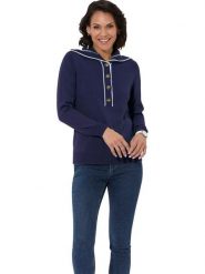 WITT WEIDEN Sweter w kolorze granatowym rozmiar: 50. Niebieskie swetry klasyczne damskie WITT WEIDEN, bez kołnierzyka. Za 43.99 zł.