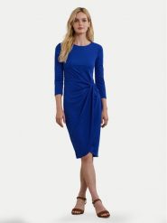 LAUREN RALPH LAUREN Sukienka codzienna 250957709001 Niebieski Regular Fit. Niebieskie sukienki damskie Lauren Ralph Lauren, bez wzorów, z syntetyku, bez ramiączek. Za 509.99 zł.