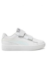 Puma Sneakersy Rickie Classic Holo V Ps 401729 Biały. Białe buty sportowe dziewczęce Puma, ze skóry, bez zapięcia. Za 139.99 zł.