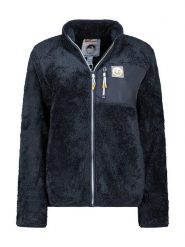 Geographical Norway Kurtka polarowa "Upecious" w kolorze granatowym rozmiar: S. Niebieskie kurtki damskie Geographical Norway, s, bez wzorów, z polaru, bez kaptura. Za 118.28 zł.