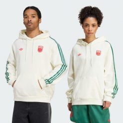 Bluza z kapturem Italy (Gender Neutral). Białe bluzy damskie Adidas, xl, bez wzorów, z kapturem. Za 369.00 zł.