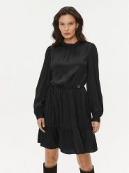 TWINSET Sukienka koktajlowa 232TT2174 Czarny Regular Fit. Czarne sukienki damskie Twinset, bez wzorów, z wiskozy, wizytowe, bez ramiączek. Za 979.99 zł.