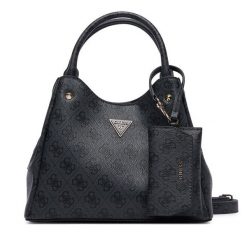 Torebka Guess. Szare kuferki damskie Guess, z aplikacjami, bez dodatków. Za 584.99 zł.