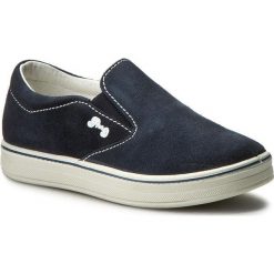 Tenisówki PRIMIGI - Pay 7 7618000 M Navy. Niebieskie buty sportowe dziewczęce Primigi, ze skóry. W wyprzedaży za 179.00 zł.