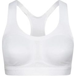 Damski biustonosz sportowy Odlo Sport-bh High Ultimate Fit w kolorze białym. Białe biustonosze sportowe damskie ODLO, bez wzorów, z włókna. Za 182.99 zł.