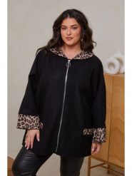 Curvy Lady Kurtka przejściowa w kolorze czarnym rozmiar: 48/50. Czarne kurtki damskie Curvy Lady, bez wzorów, bez kaptura. Za 127.95 zł.
