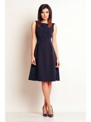 INFINITE YOU Sukienka w kolorze granatowym rozmiar: S. Niebieskie sukienki damskie Infinite You, bez wzorów, bez ramiączek. Za 191.95 zł.