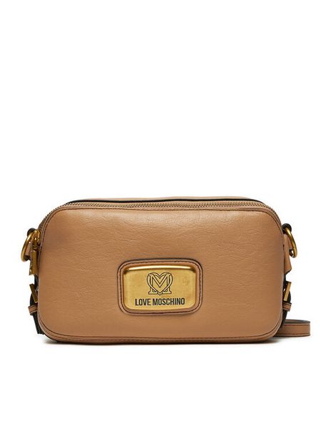 LOVE MOSCHINO Torebka JC4272PP0LKB0106 Brązowy. Brązowe listonoszki damskie Love Moschino, bez wzorów, ze skóry, bez dodatków. Za 429.99 zł.